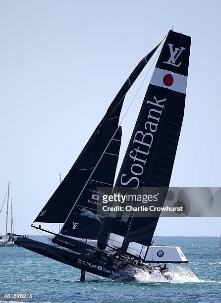 SoftBank Team Japan in action during Day Three of the Louis 